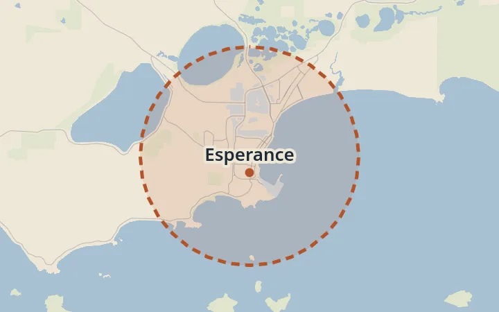 Map of Esperance