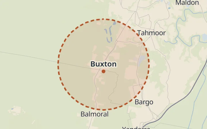 Map of Buxton