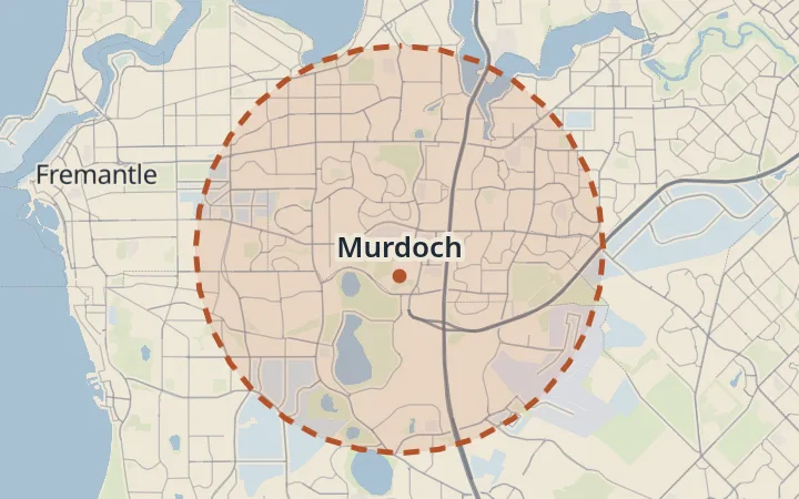 Map of Murdoch