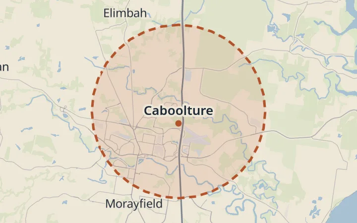 Map of Caboolture