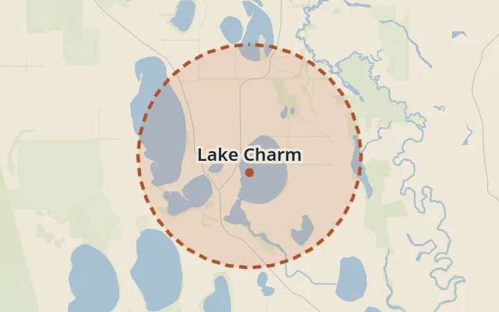 Map of Lake Charm