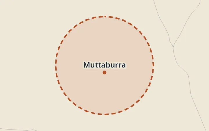 Map of Muttaburra