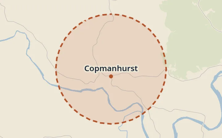 Map of Copmanhurst