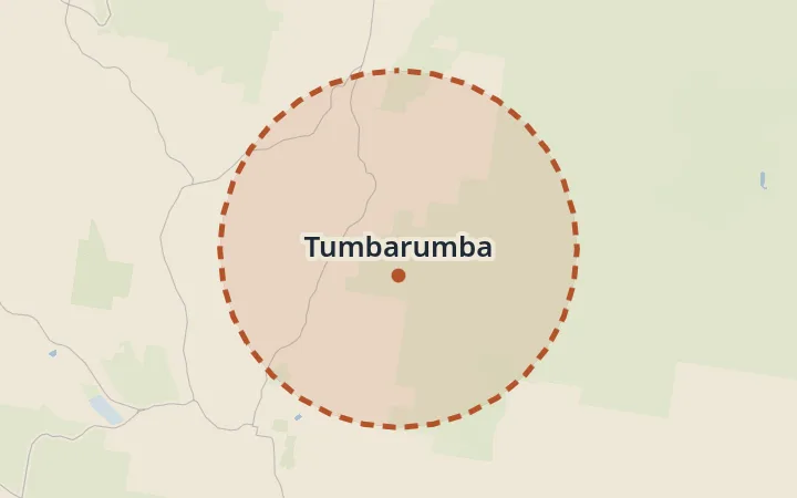Map of Tumbarumba