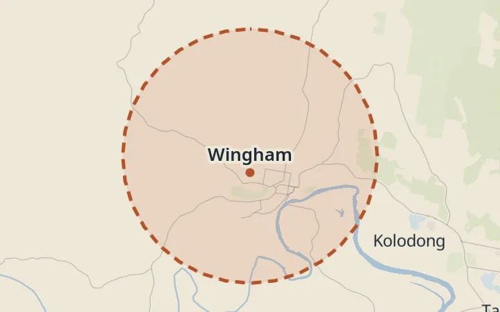 Map of Wingham