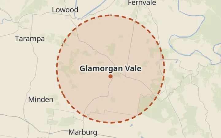 Map of Glamorgan Vale