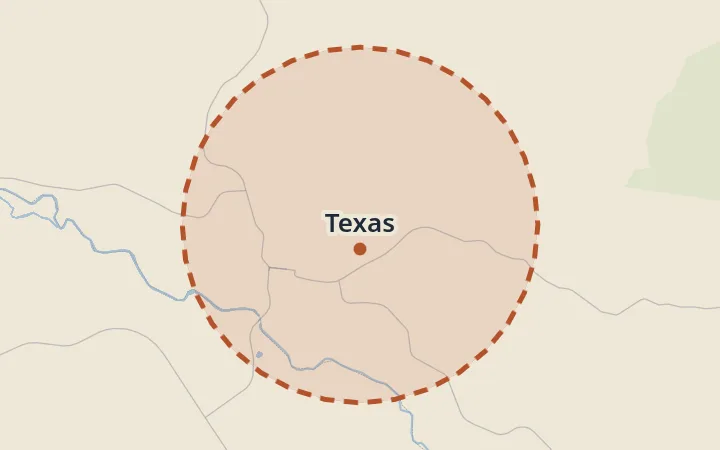 Map of Texas