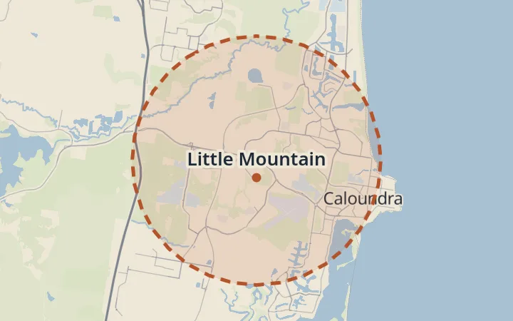 Map of Little Mountain