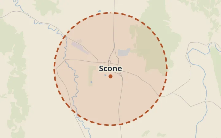 Map of Scone