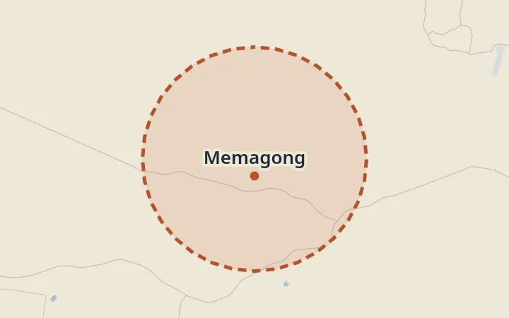 Map of Memagong