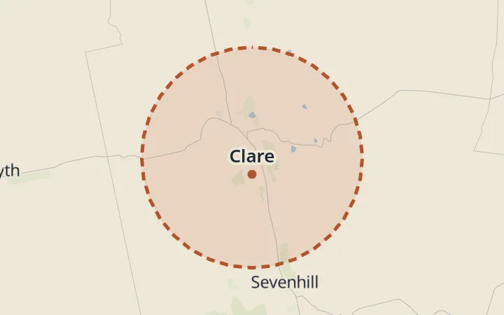 Map of Clare