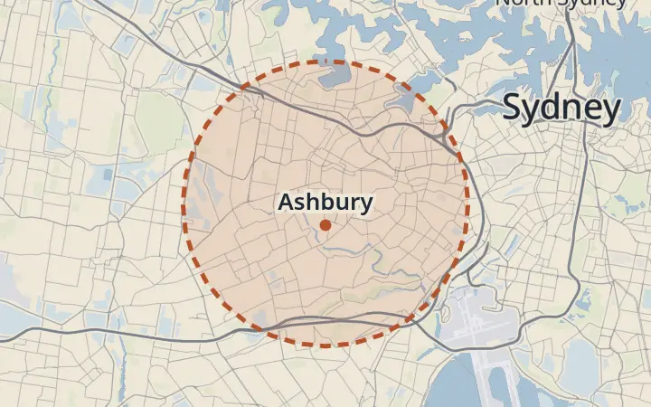 Map of Ashbury