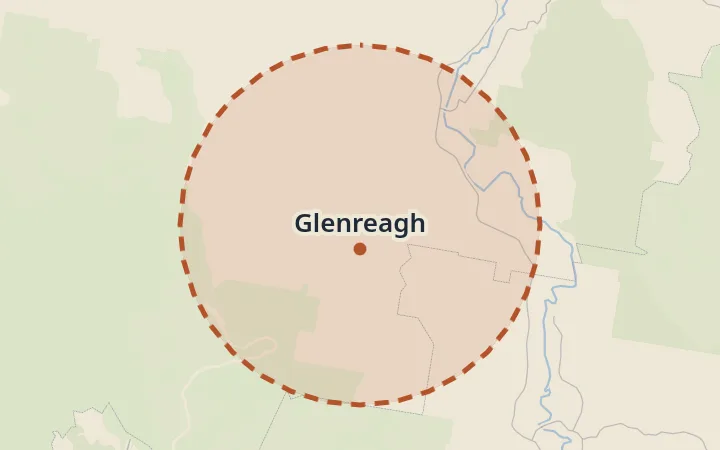 Map of Glenreagh