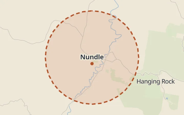 Map of Nundle
