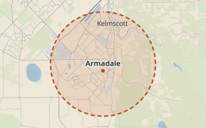 Map of Armadale