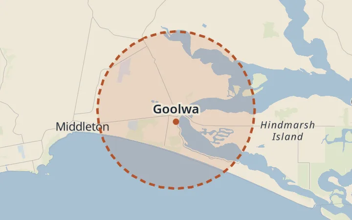 Map of Goolwa