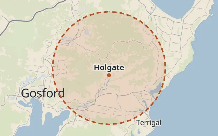 Map of Holgate