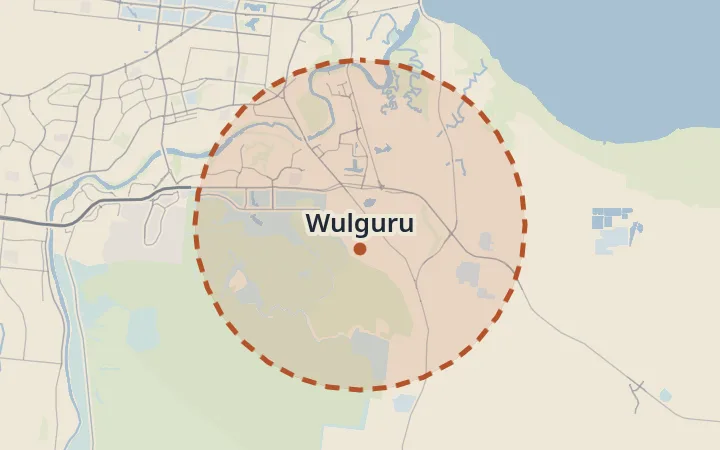 Map of Wulguru