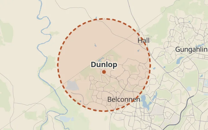 Map of Dunlop
