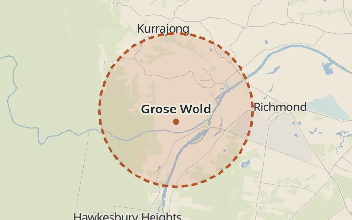 Map of Grose Wold