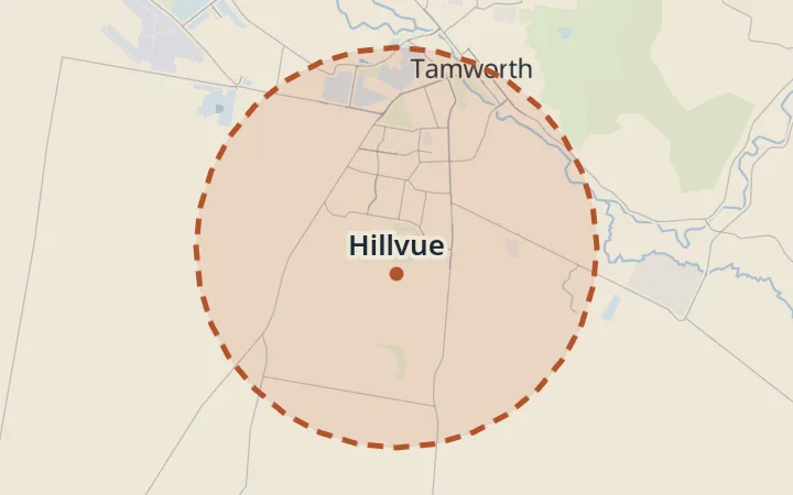Map of Hillvue