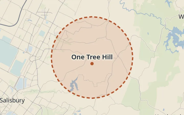 Map of One Tree Hill