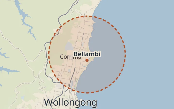 Map of Bellambi