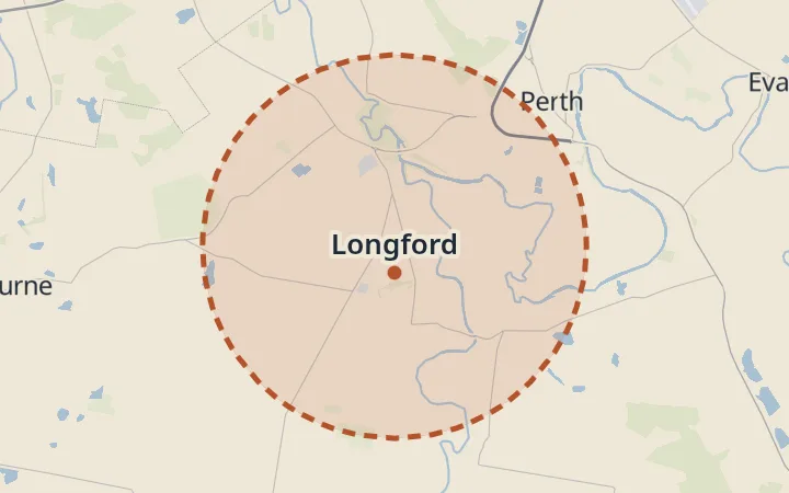 Map of Longford