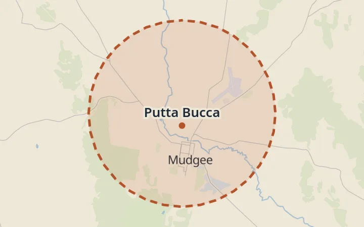 Map of Putta Bucca