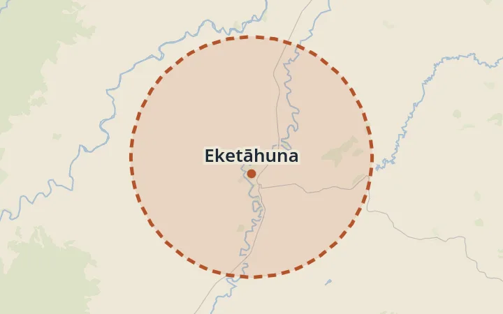 Map of Eketāhuna