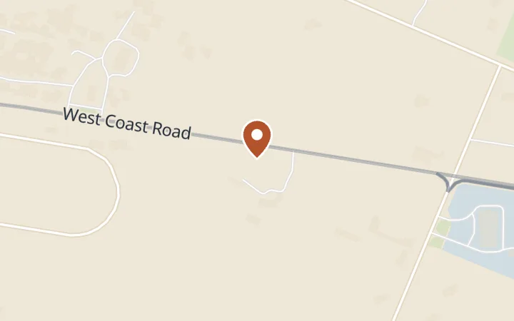 Map of 115 West Coast Rd, Yaldhurst Canterbury 7676
