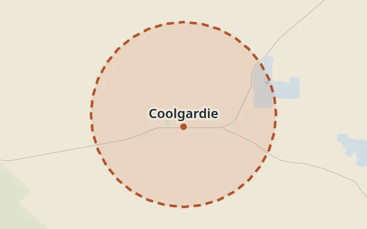 Map of Coolgardie