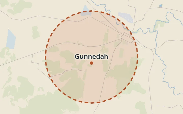 Map of Gunnedah