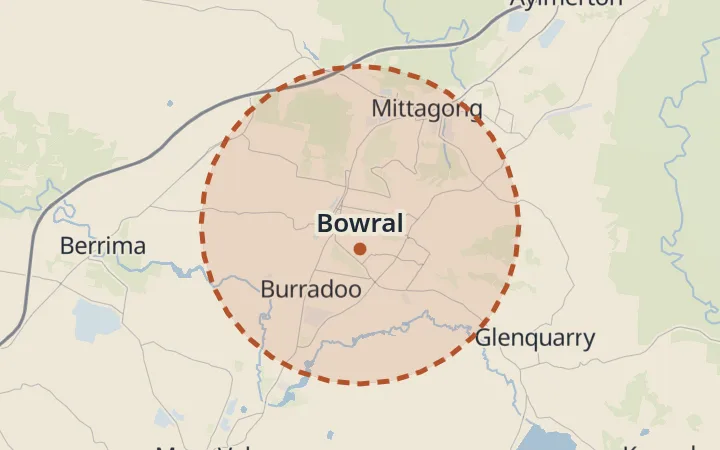 Map of Bowral
