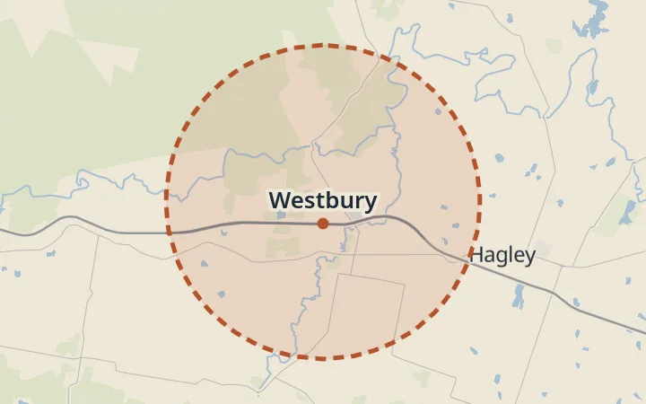 Map of Westbury