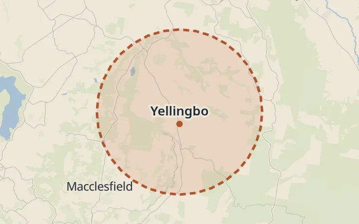 Map of Yellingbo