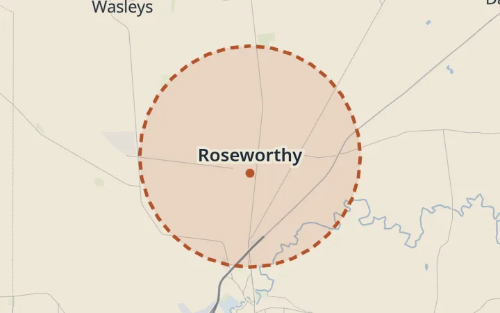 Map of Roseworthy