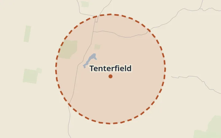 Map of Tenterfield