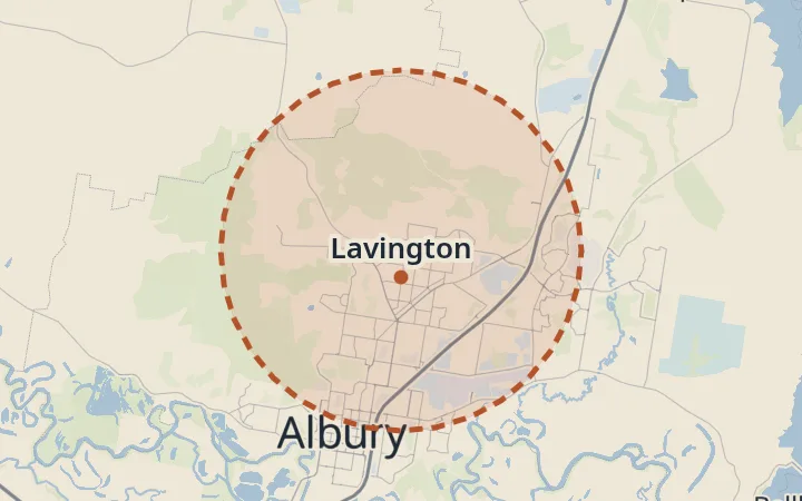 Map of Lavington