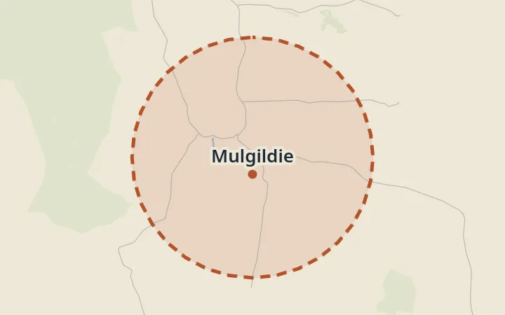 Map of Mulgildie