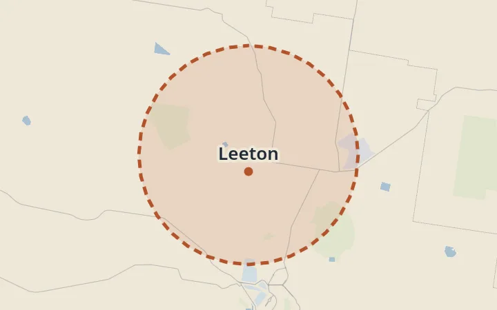 Map of Leeton