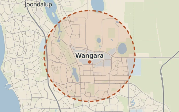 Map of Wangara