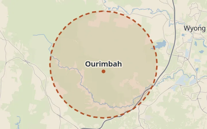 Map of Ourimbah