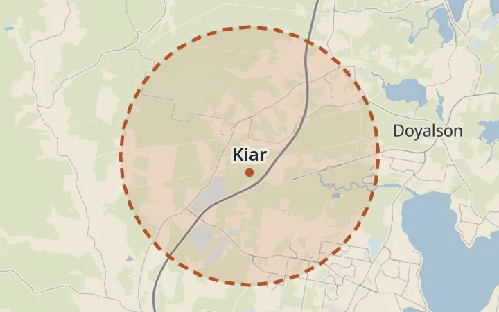 Map of Kiar