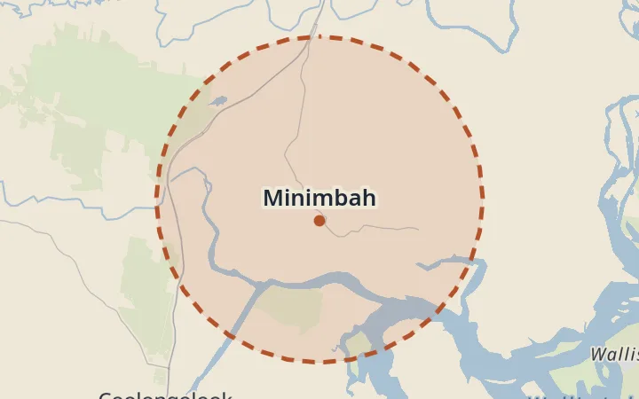 Map of Minimbah