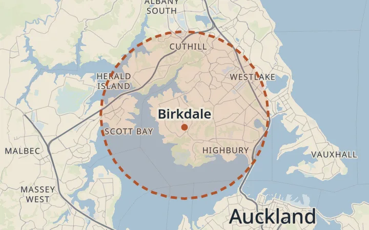 Map of Birkdale