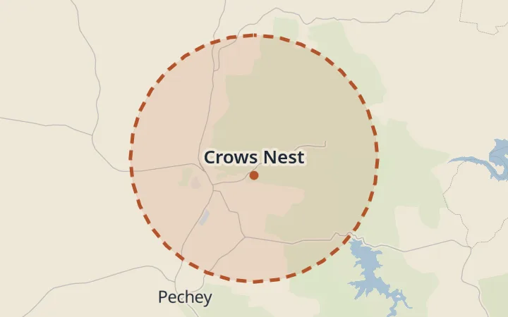 Map of Crows Nest