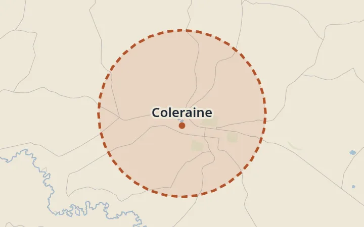 Map of Coleraine