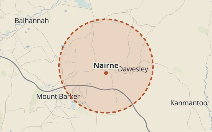 Map of Nairne