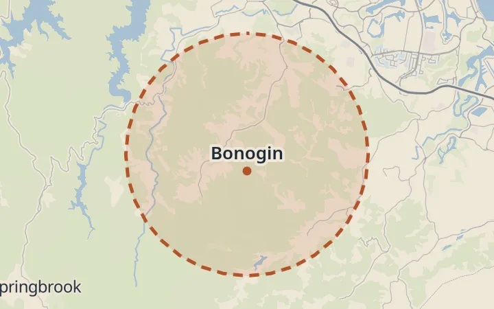 Map of Bonogin